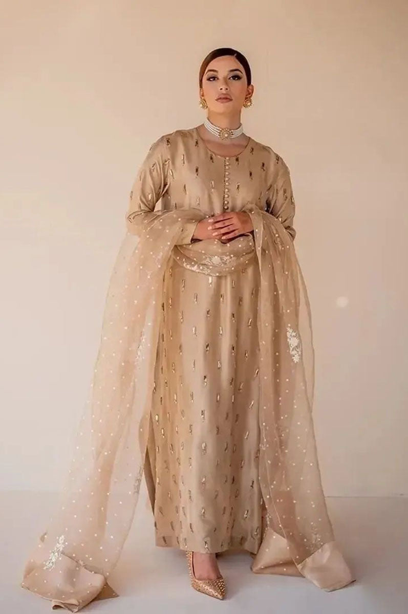 "Mahlaqa" 3 Pcs Luxury Pret