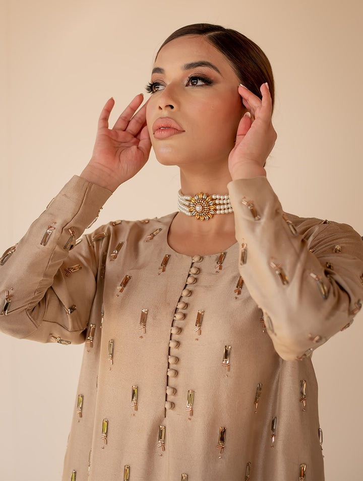 "Mahlaqa" 3 Pcs Luxury Pret