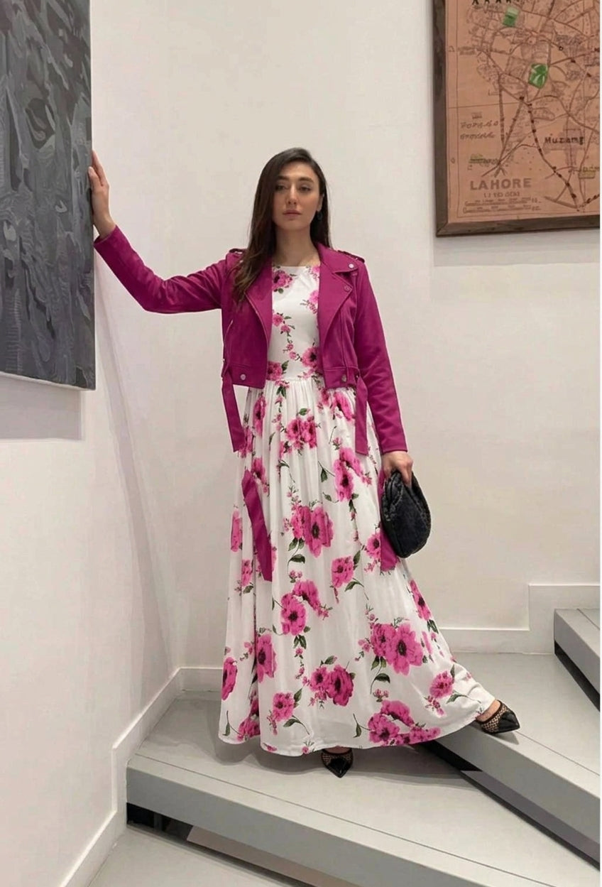 "Stile" 2-Piece Maxi Dress with Shrug