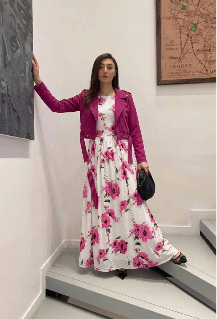 "Stile" 2-Piece Maxi Dress with Shrug