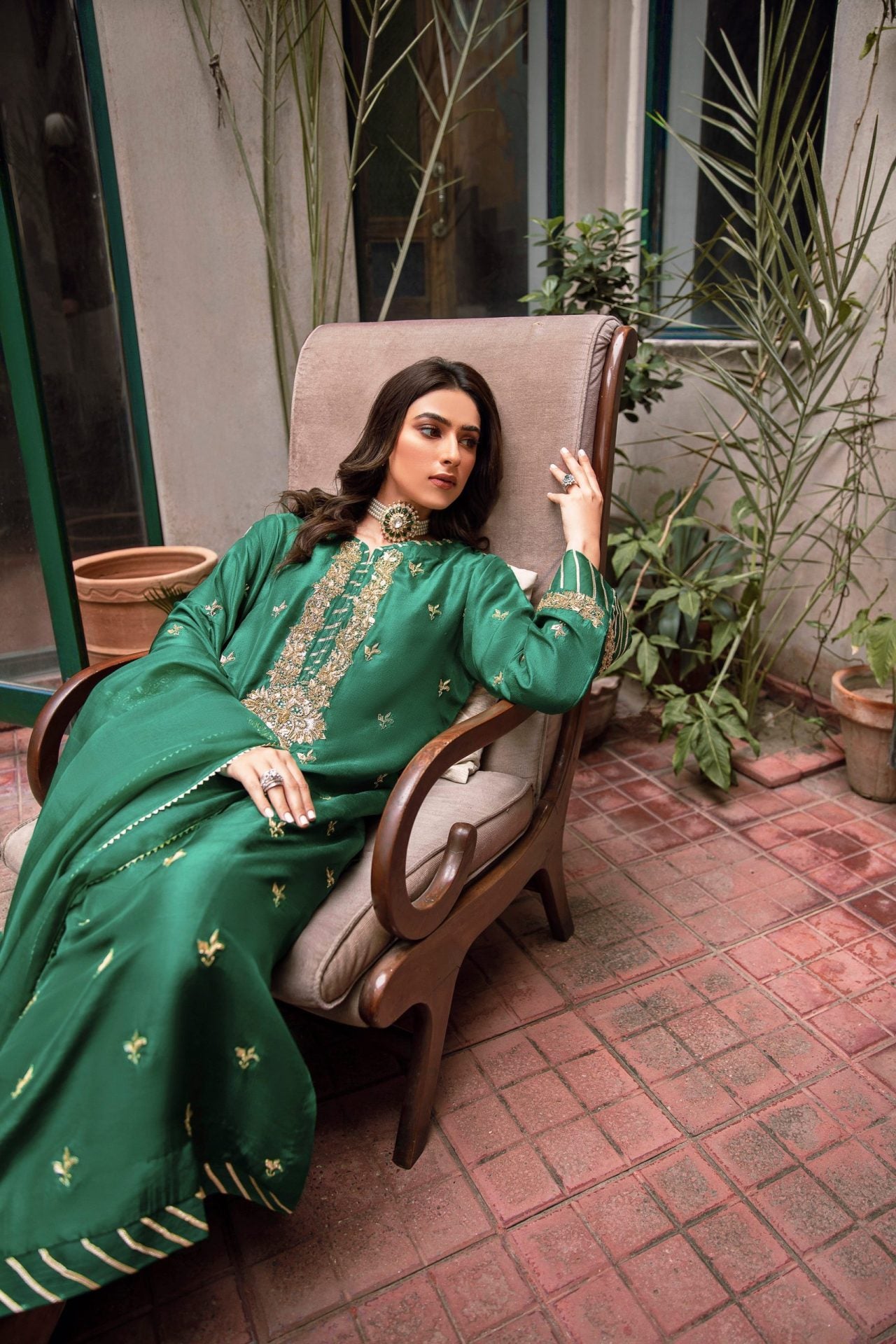 "Naazneen" 3 Pcs Luxury Pret