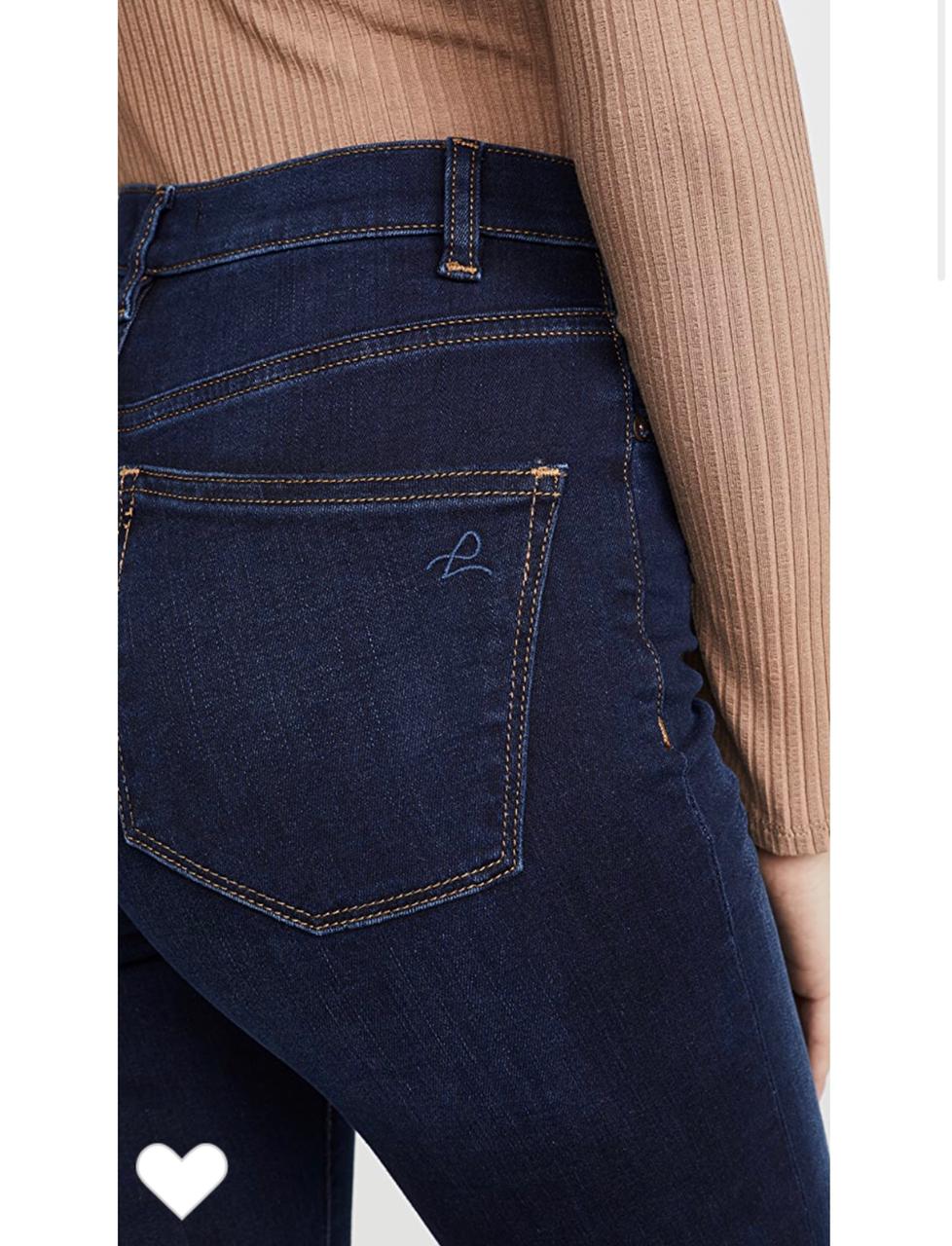 Dark Blue Blast Bell Bottom High Waist Jeans