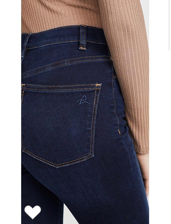 Dark Blue Blast Bell Bottom High Waist Jeans