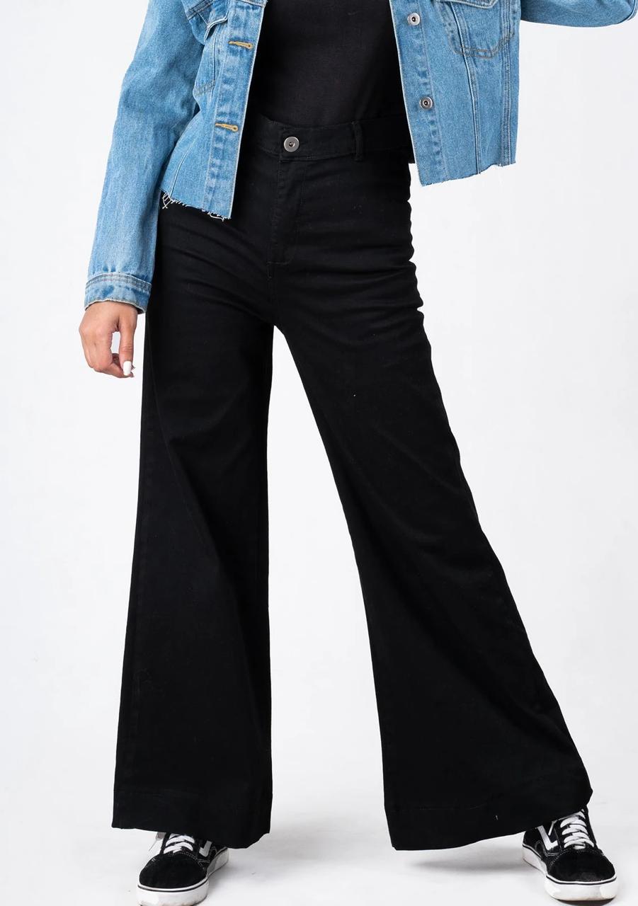 *New Arrival* Wide Leg Black  High Waist Jeans