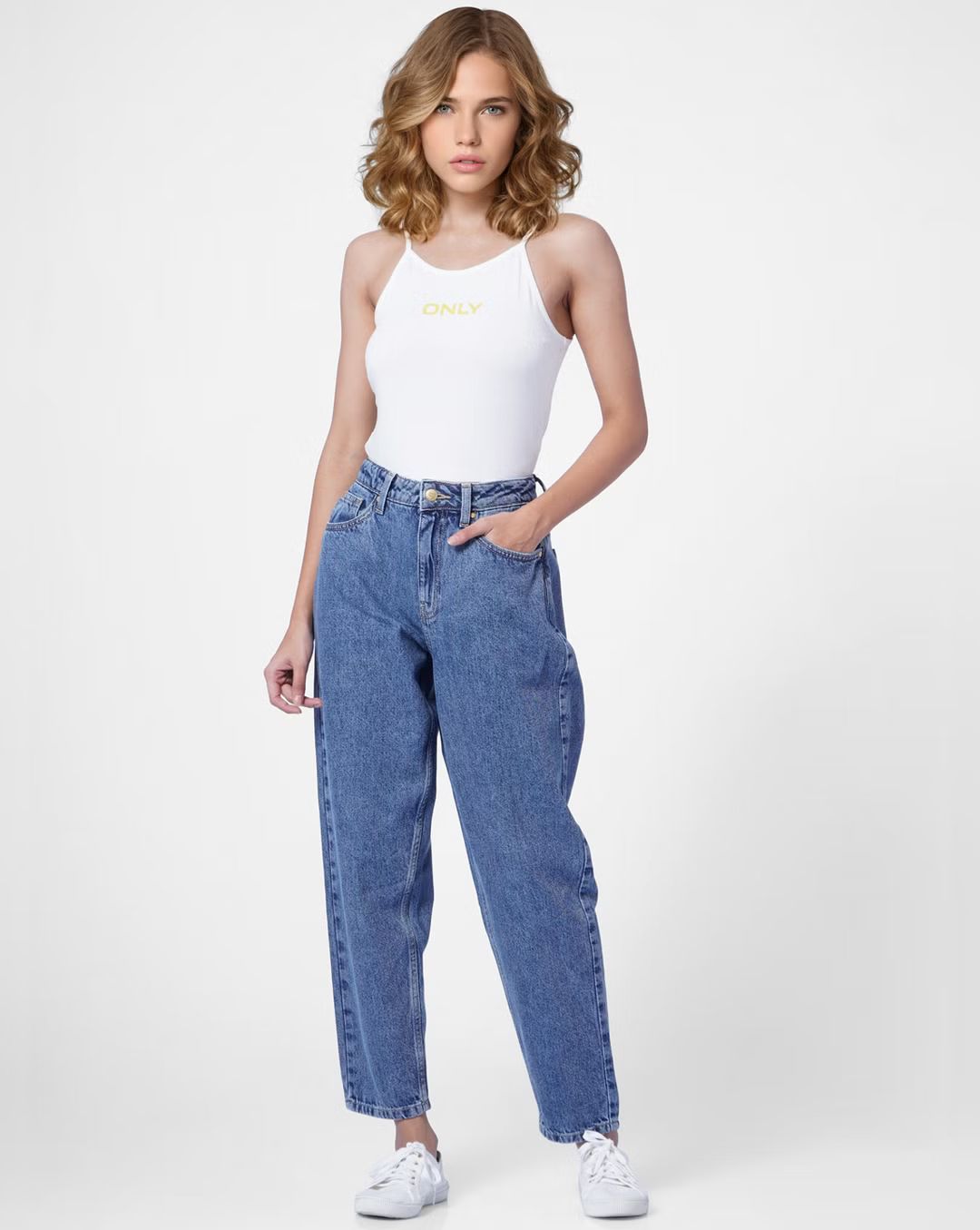 Retro Mom Indigo High Waist Jeans