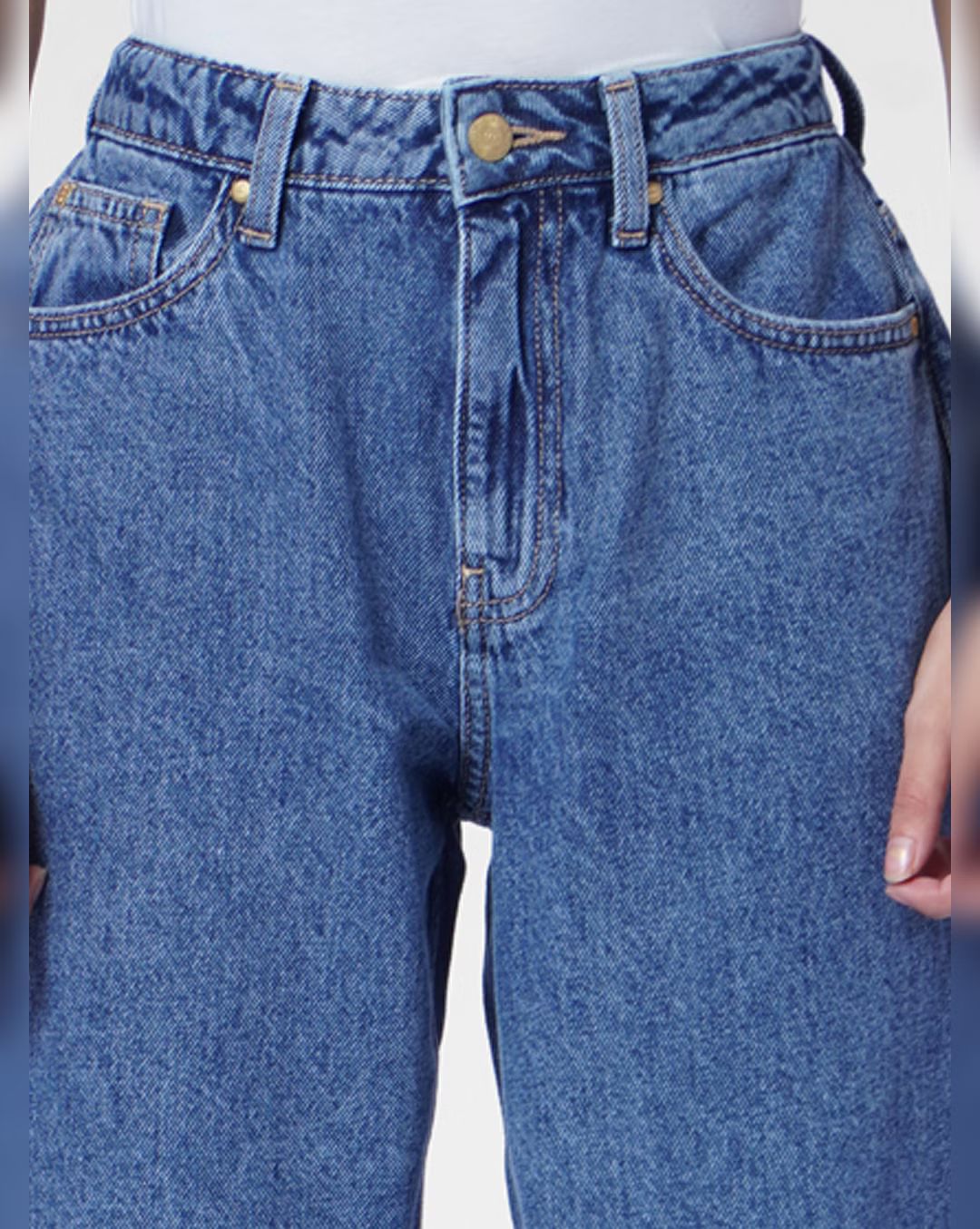 Retro Mom Indigo High Waist Jeans