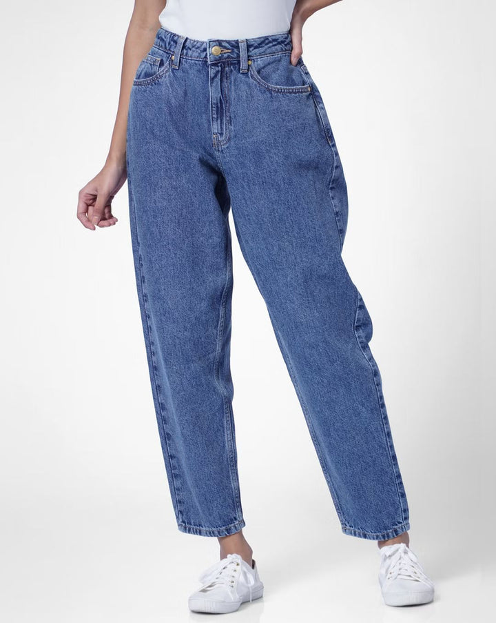 Retro Mom Indigo High Waist Jeans