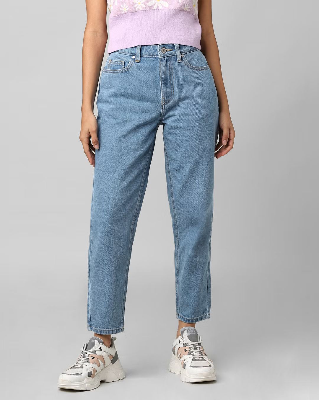 *New Arrival* Light Blue Mom High Waist Jeans