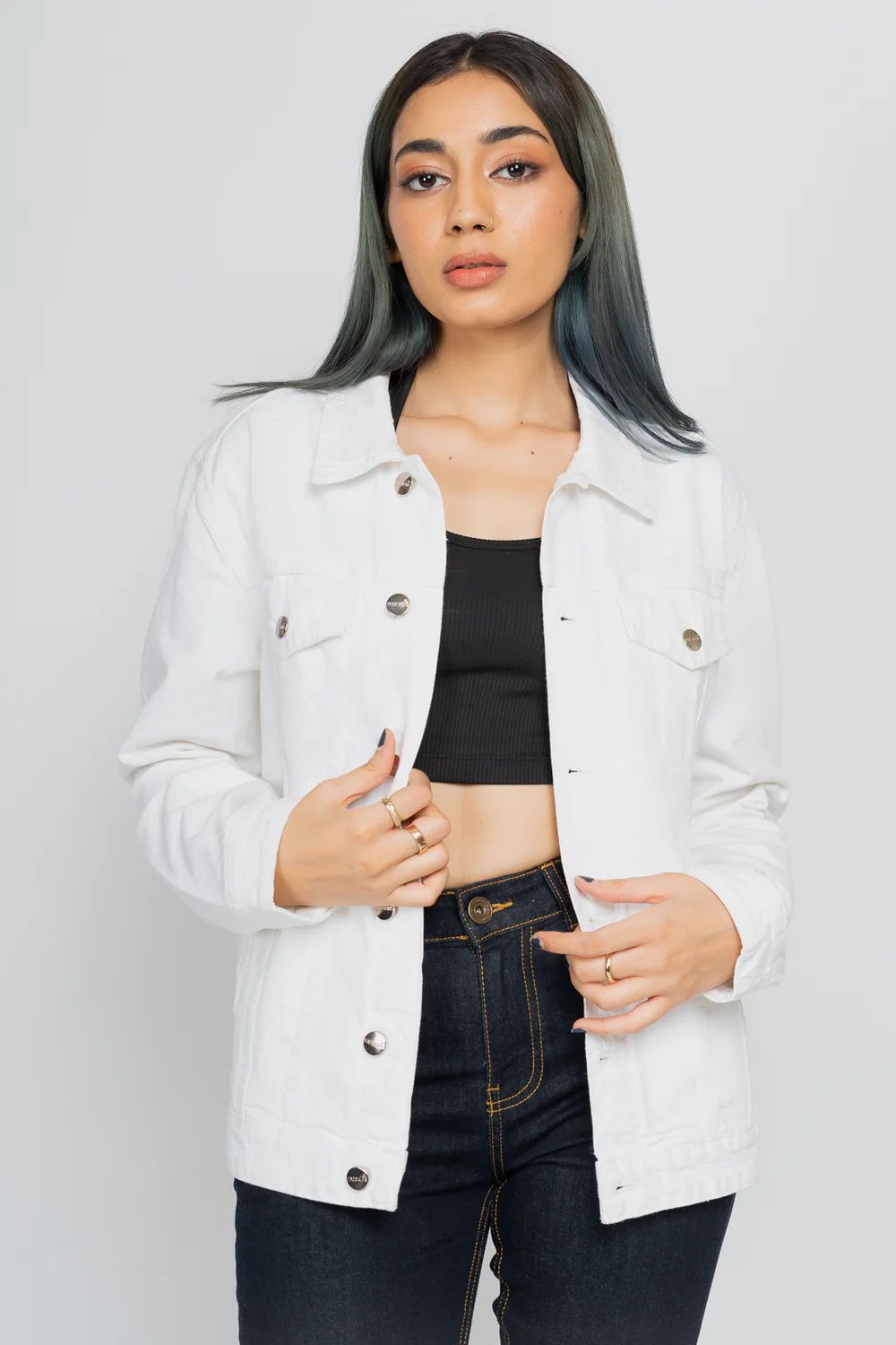 White Denim Jacket