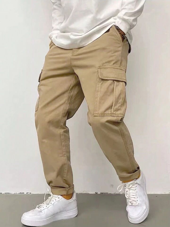 "Alain" Multipocket Beige Cargo Pant