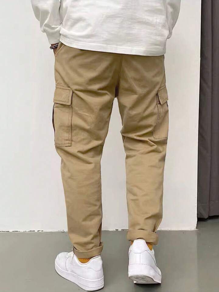 "Alain" Multipocket Beige Cargo Pant