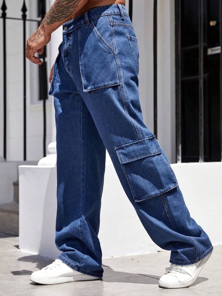 "Fernand" Multipocket BlueCargo Pant