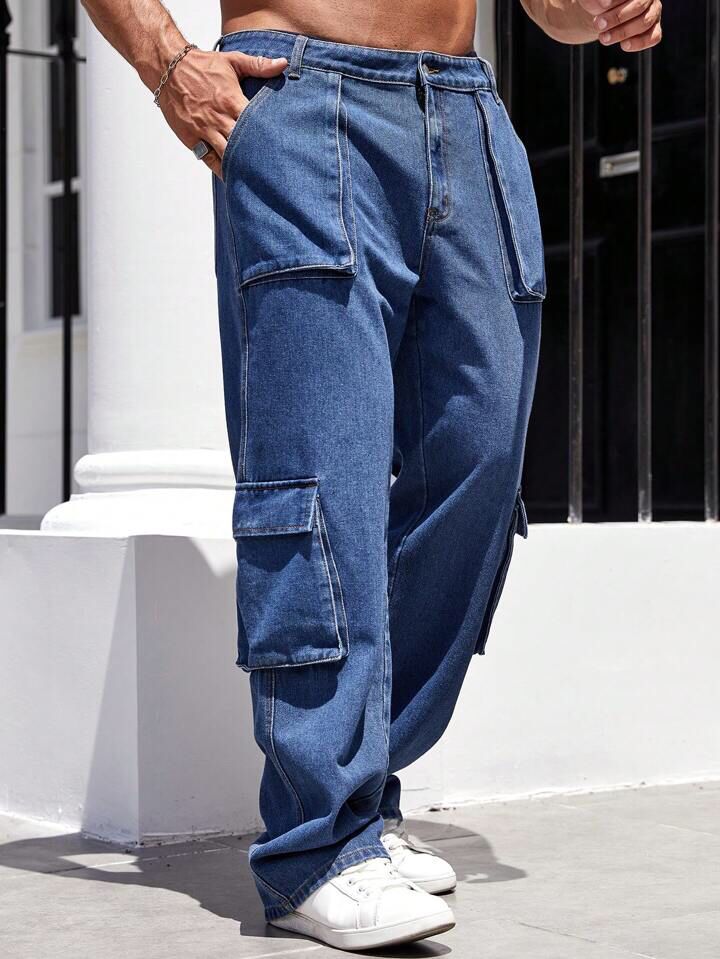 "Fernand" Multipocket BlueCargo Pant