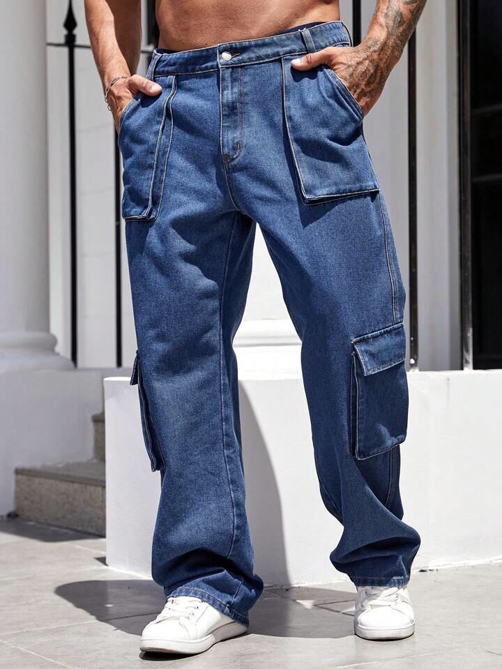 "Fernand" Multipocket BlueCargo Pant