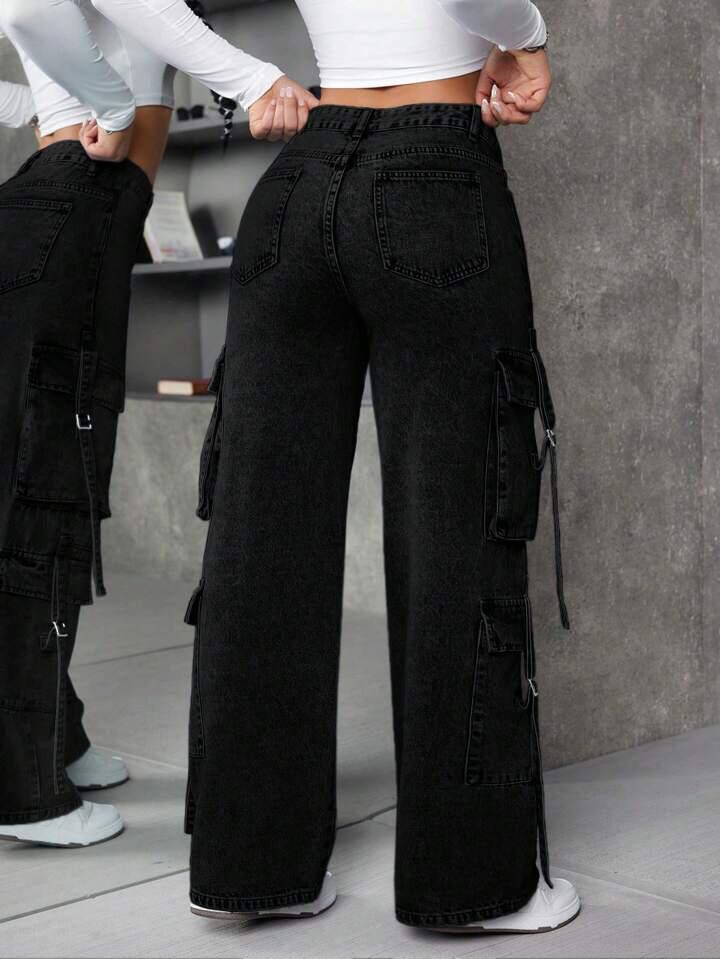 "Sonera" MultiPocket Black Cargo Pant (Best Seller)