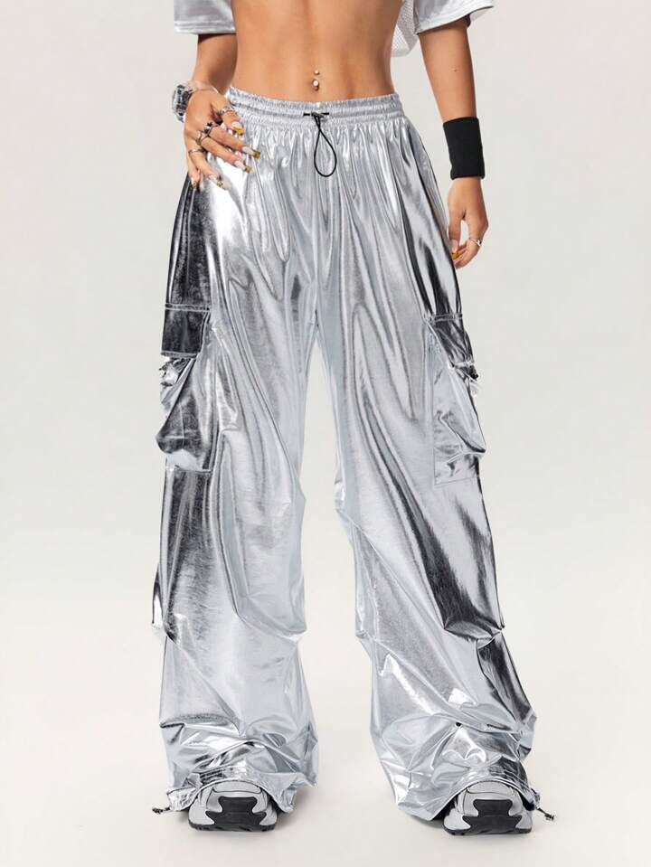 MultiPocket Silver Cargo Pant