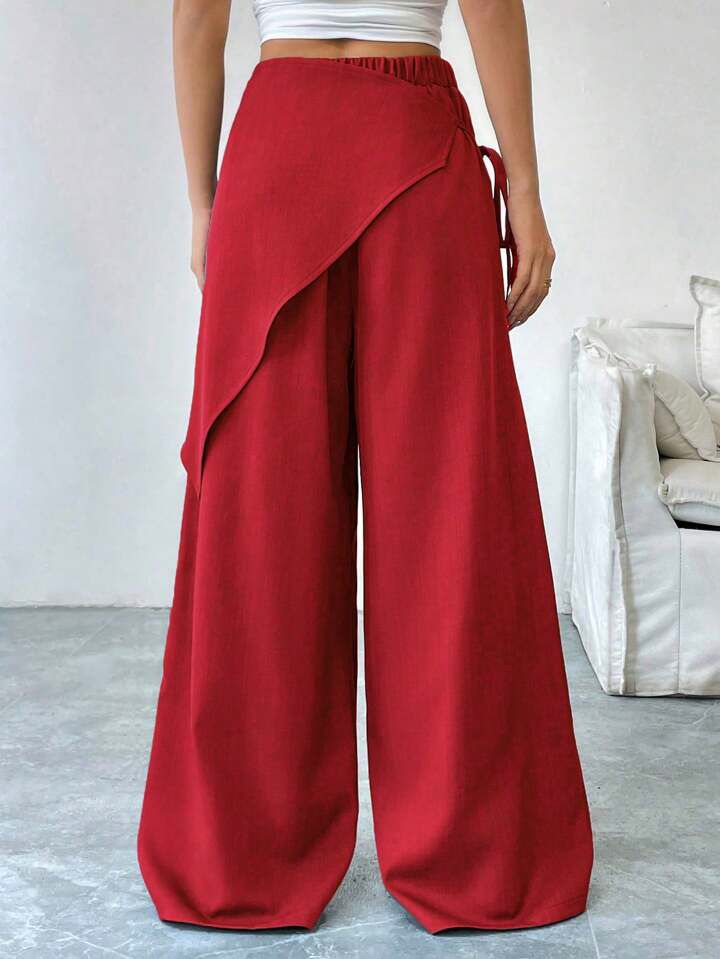 "Lovera" Red Lace-Up Pant (Best Seller)