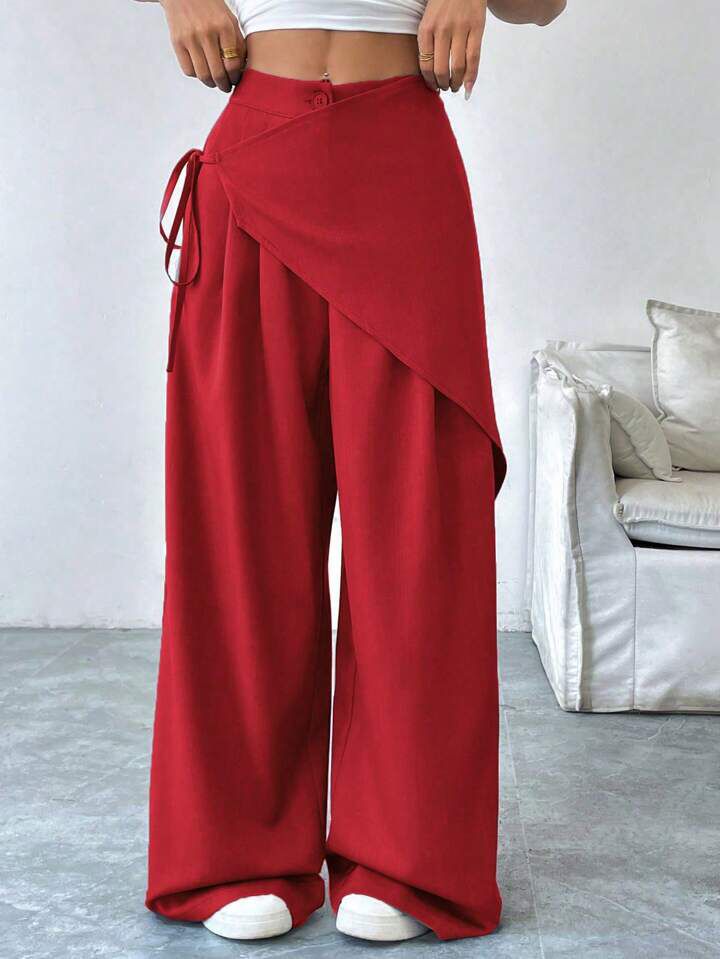 "Lovera" Red Lace-Up Pant (Best Seller)