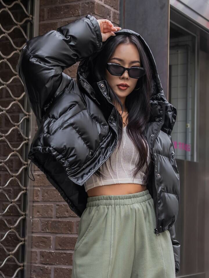 "Maverick" Black Puffer Jacket
