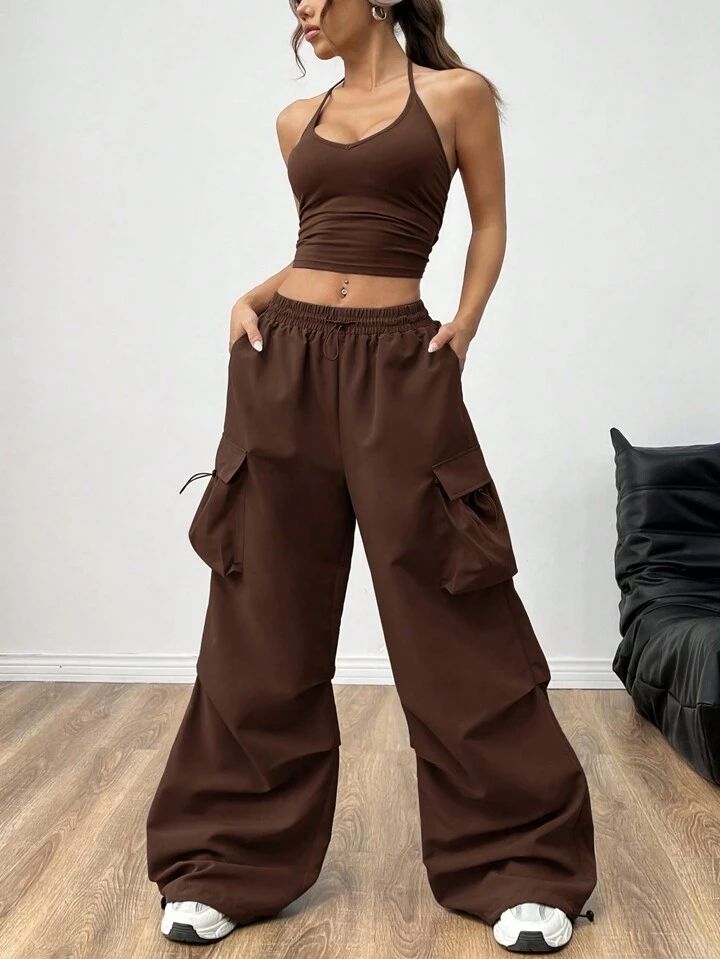 "Flora" MultiPocket Cargo Pant