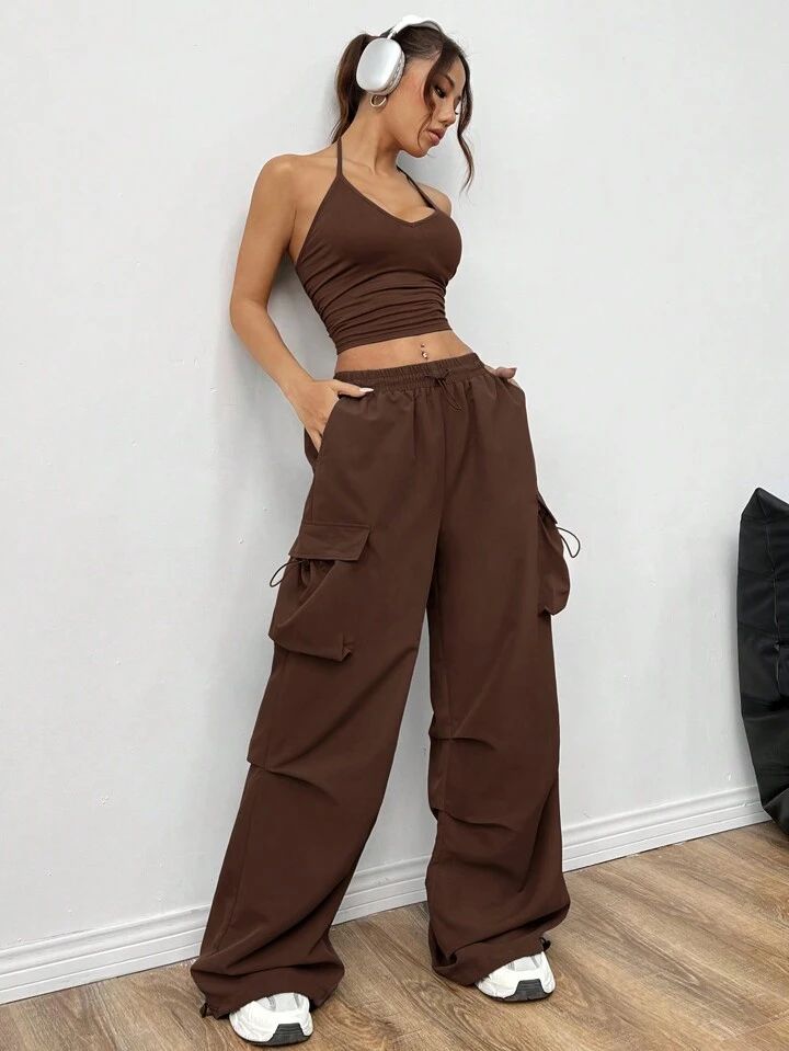 "Flora" MultiPocket Cargo Pant
