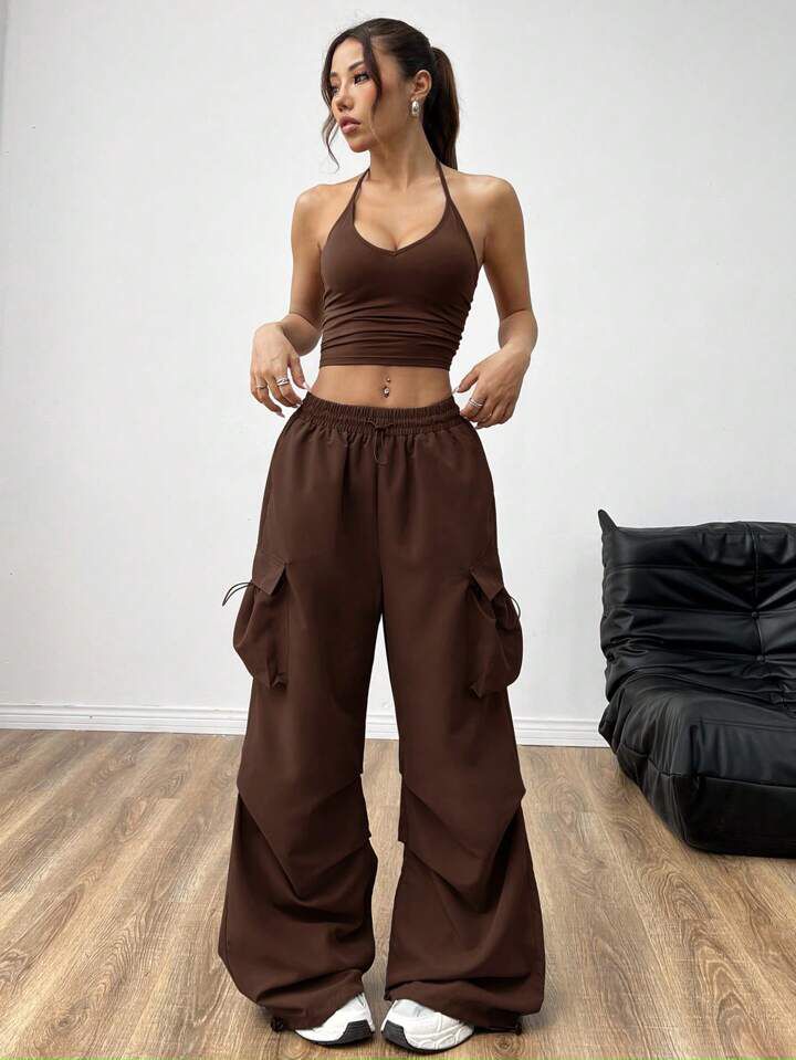 "Flora" MultiPocket Cargo Pant