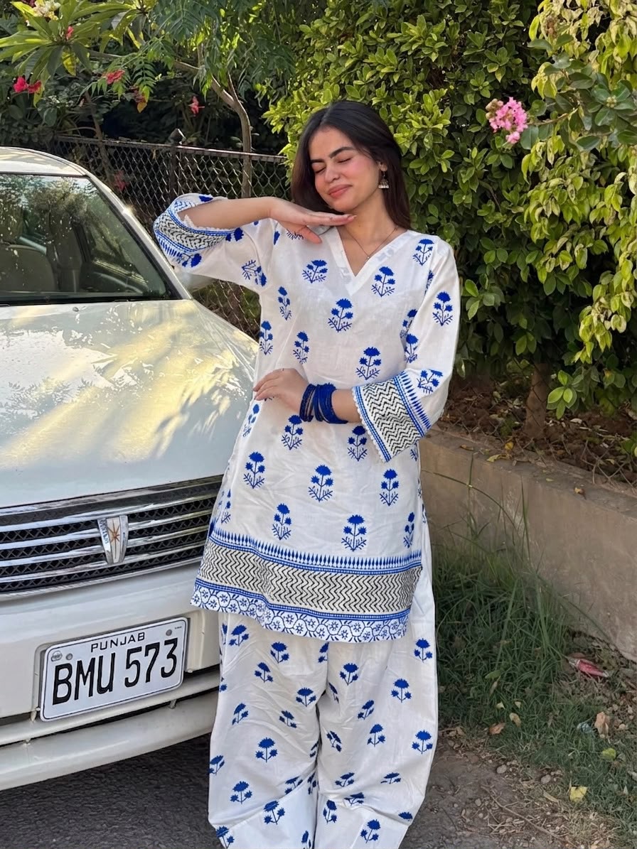 "Prestance" Printed Co-Ord Set