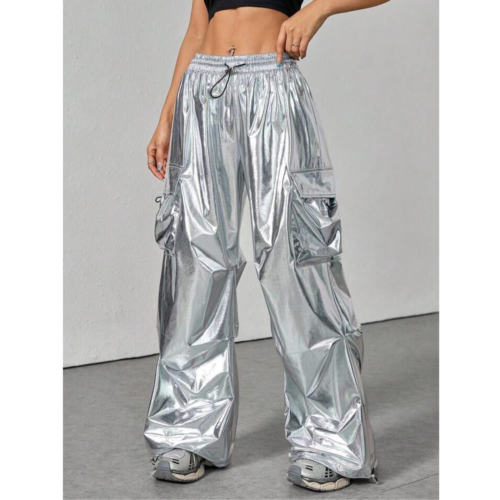 MultiPocket Silver Cargo Pant