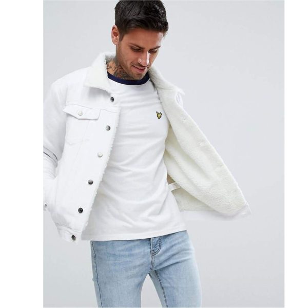 jean jacket with fur on inside